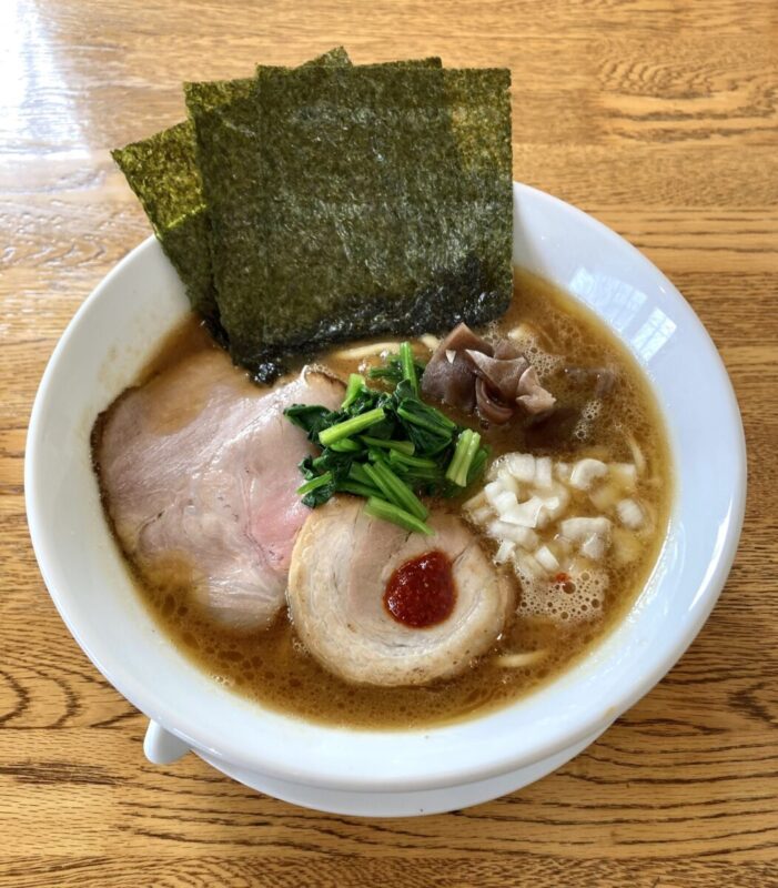 『家系醤油soba』。