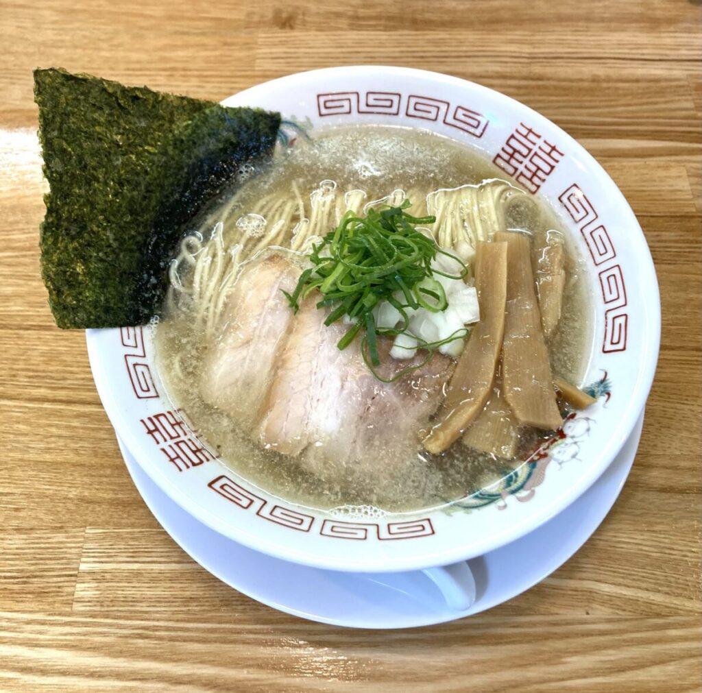 『豚と煮干しの塩soba』。