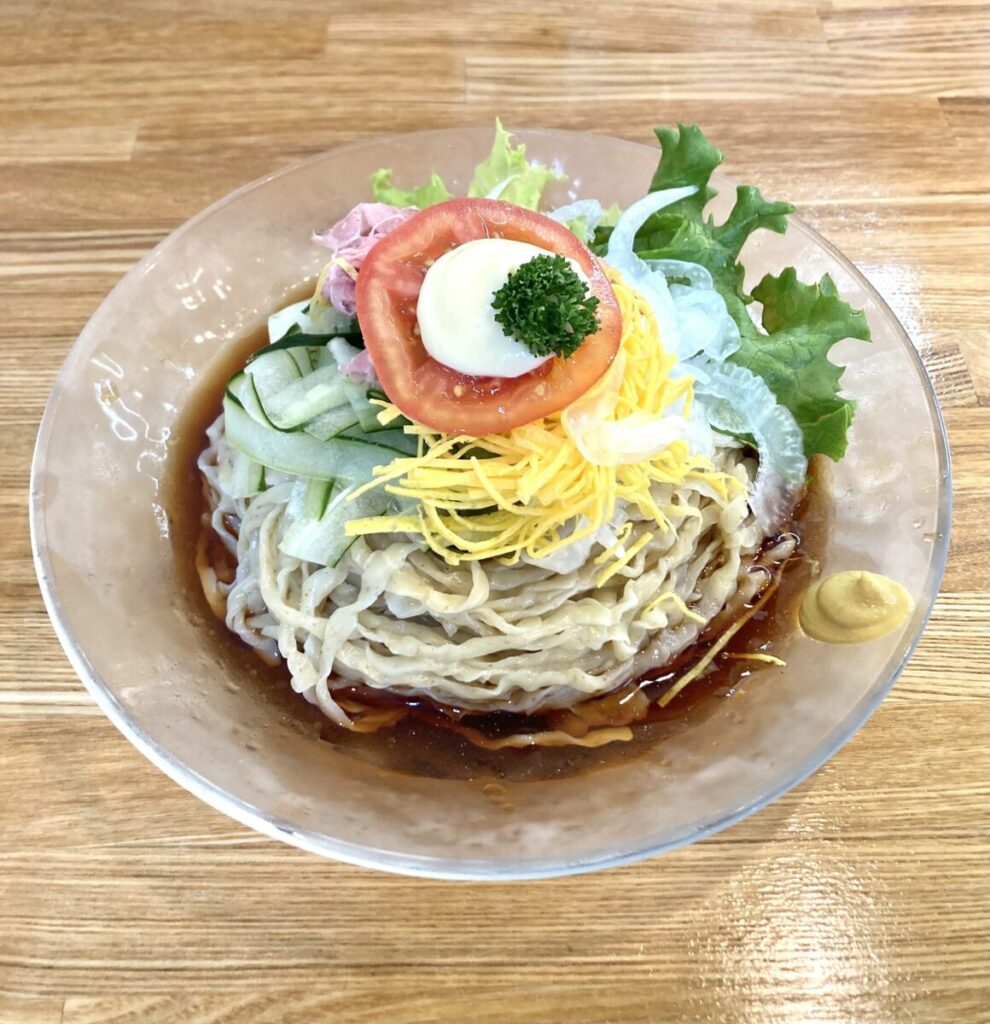 『数量限定冷やし中華』。