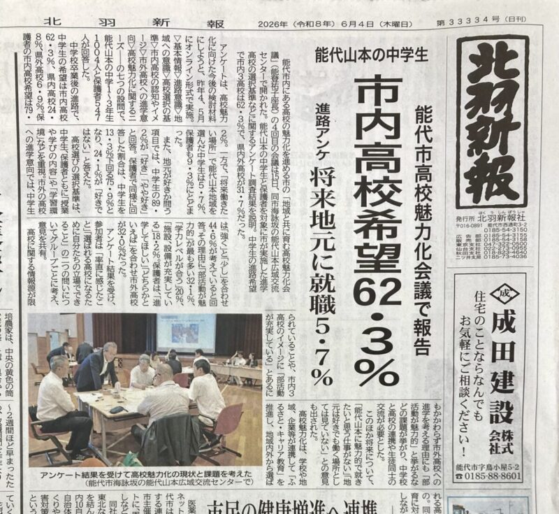 『市内高校希望者数が』。