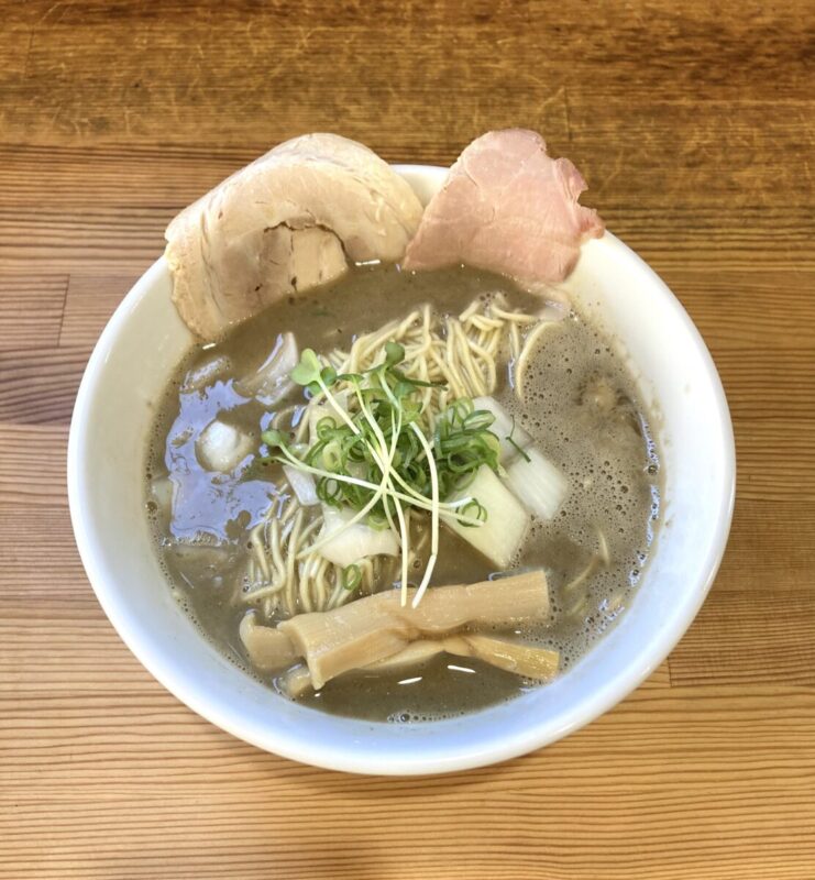 『朝から濃厚煮干し』。